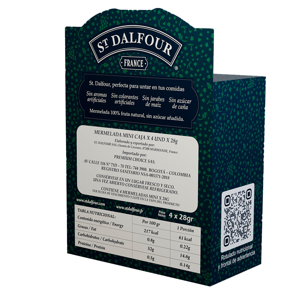 Set de Regalo Cuatro Mermeladas Mini St Dalfour